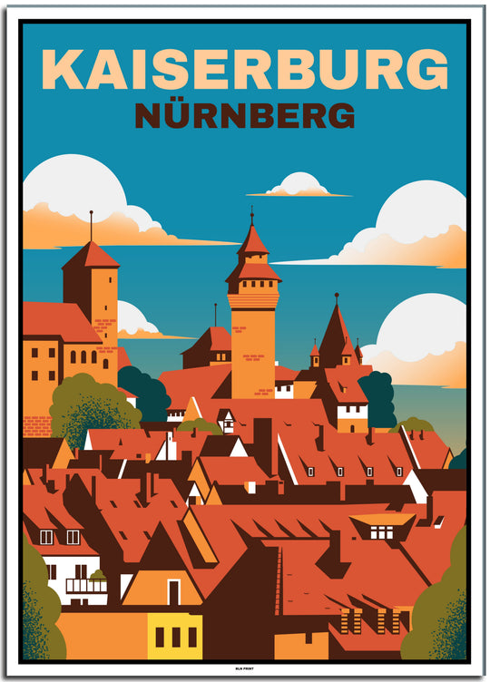 vintage berlin poster shop #50x70cm-weier-farbrand