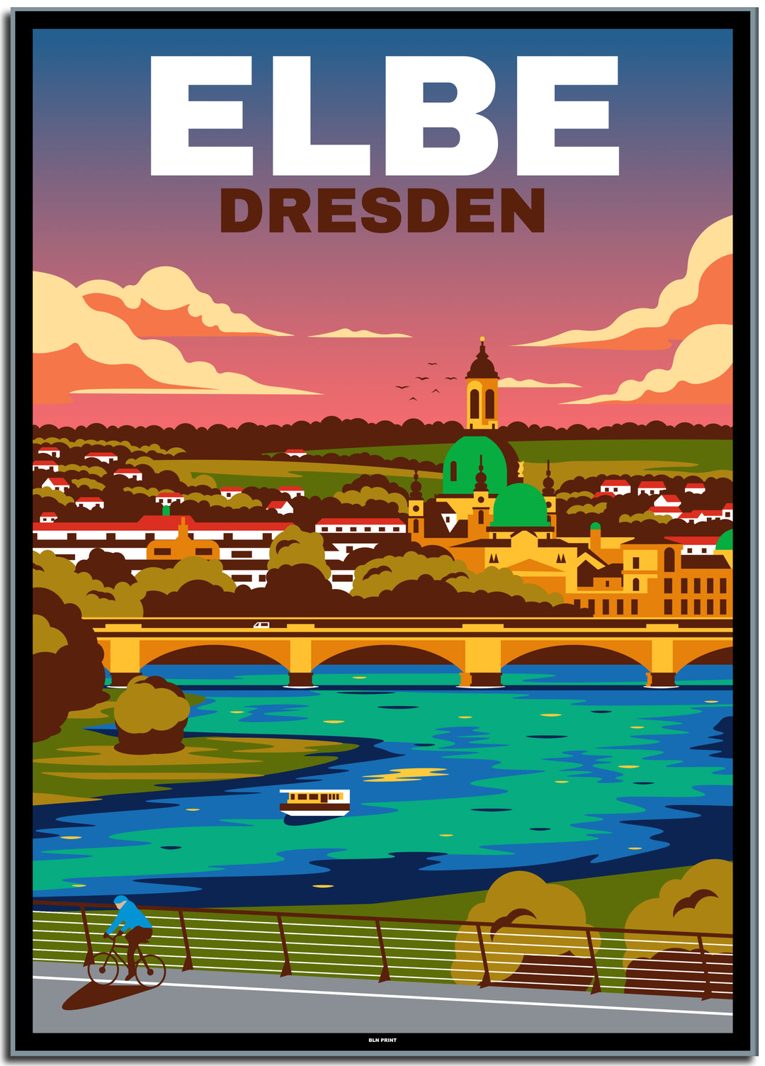 vintage berlin poster shop #50x70cm-schwarzer-farbrand