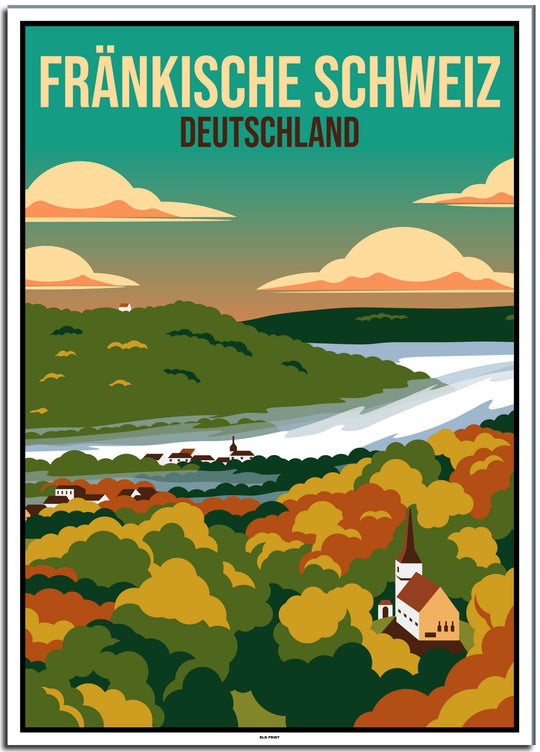vintage berlin poster shop #50x70cm-weier-farbrand