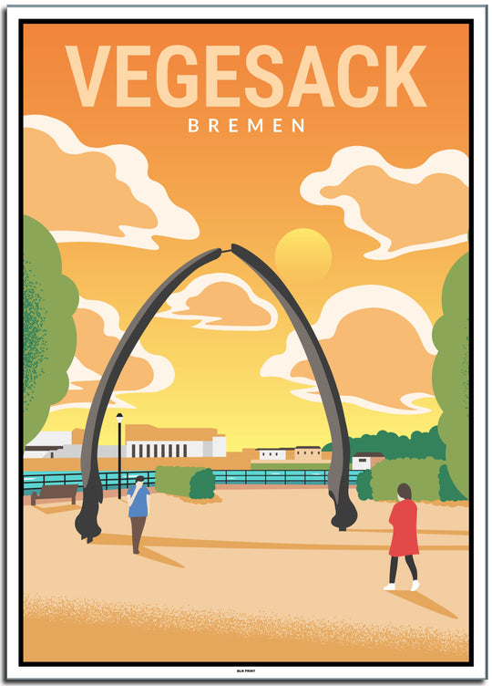 vintage bremen poster shop #50x70cm-weier-farbrand