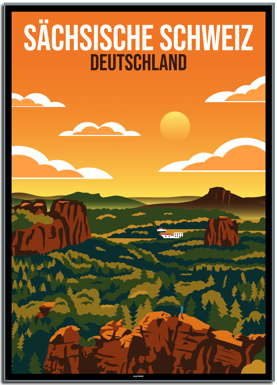 vintage berlin poster shop #50x70cm-schwarzer-farbrand