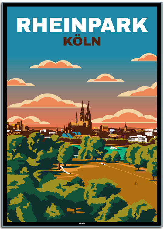 vintage berlin poster shop #50x70cm-schwarzer-farbrand