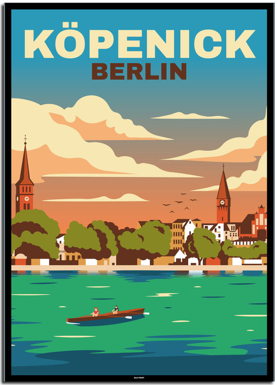 vintage berlin poster shop #50x70cm-schwarzer-farbrand