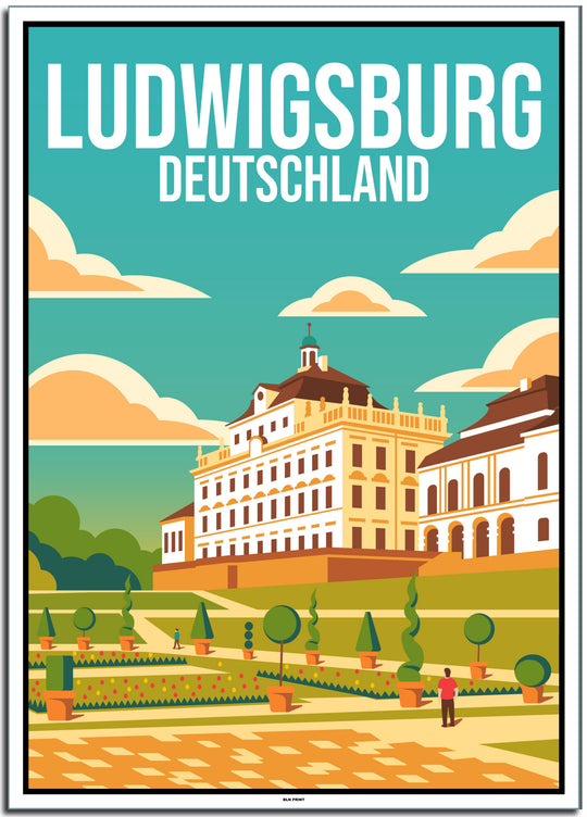 vintage stuttgart poster shop #50x70cm-weier-farbrand
