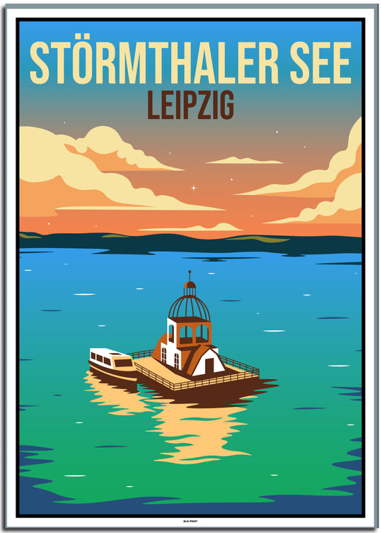 vintage leipzig poster shop #50x70cm-weier-farbrand