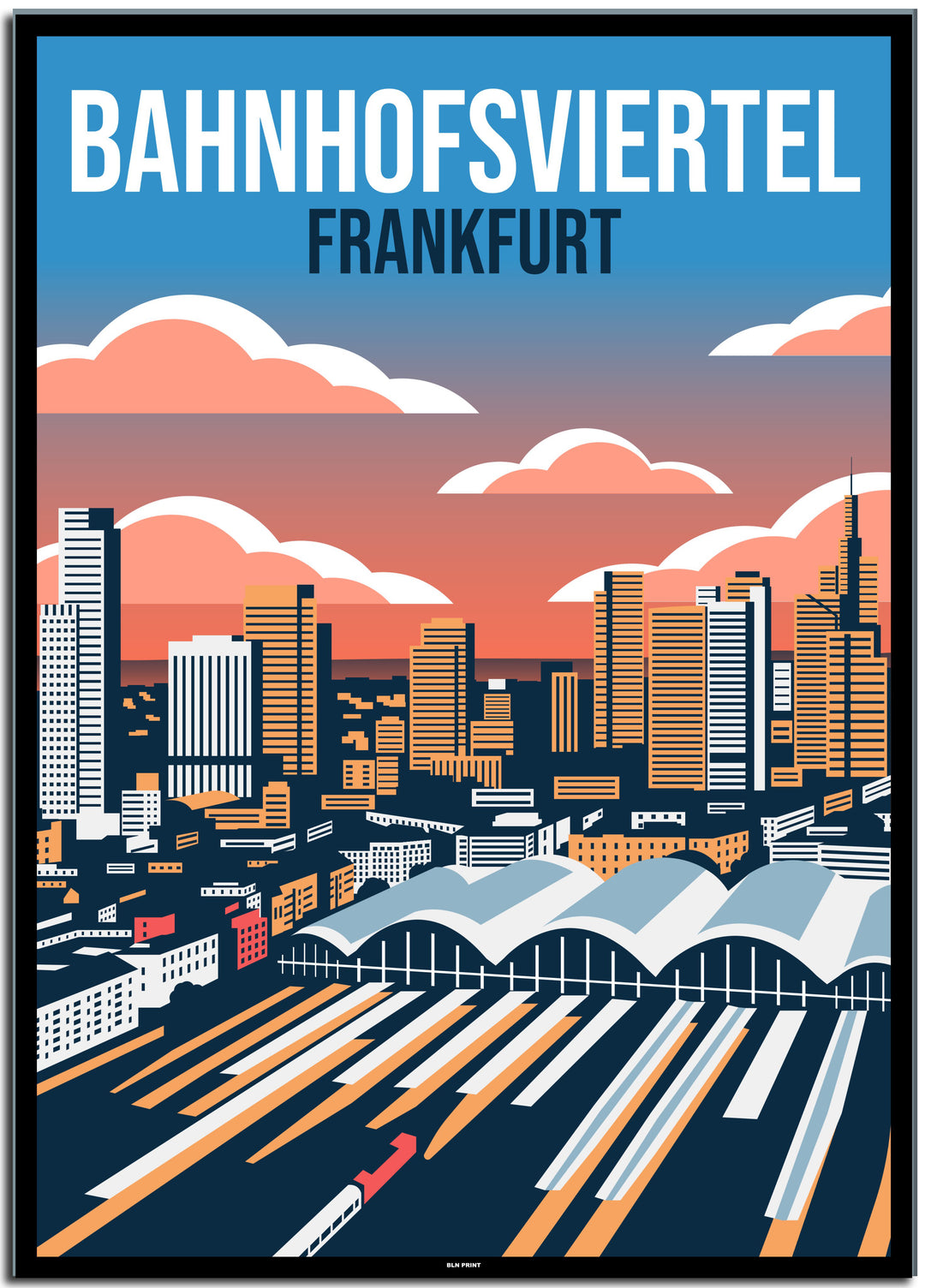 vintage frankfurt poster shop #50x70cm-schwarzer-farbrand