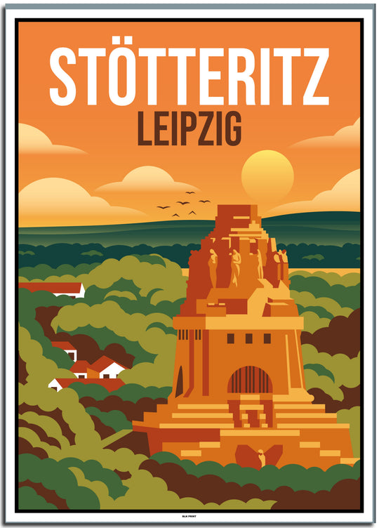 vintage leipzig poster shop #50x70cm-weier-farbrand
