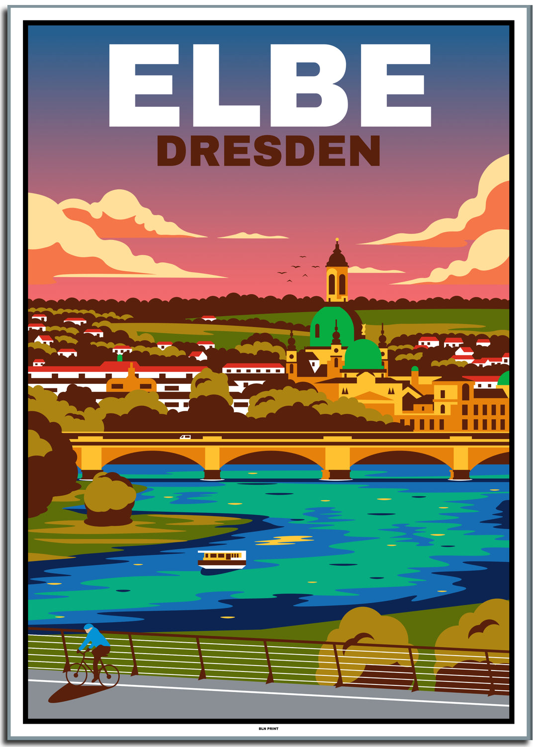 vintage berlin poster shop #50x70cm-weier-farbrand