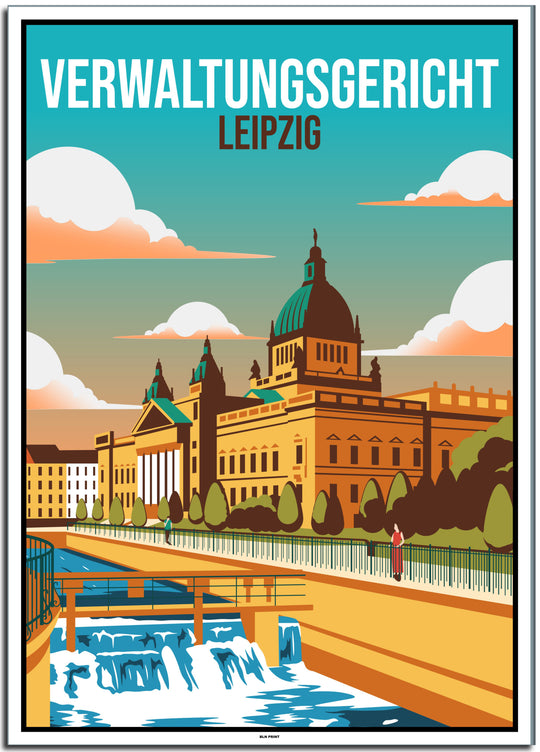 vintage leipzig poster shop #50x70cm-weier-farbrand