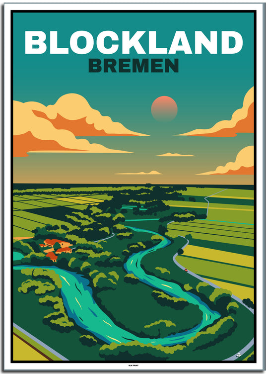 vintage berlin poster shop #50x70cm-weier-farbrand