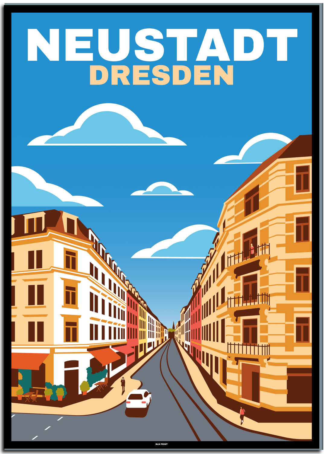 vintage berlin poster shop #50x70cm-schwarzer-farbrand