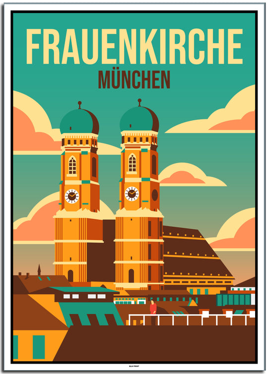 vintage münchen poster shop #50x70cm-weier-farbrand