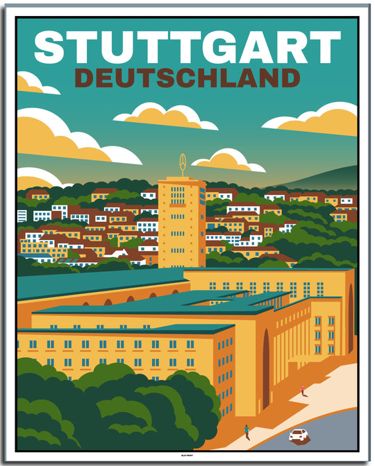 vintage stuttgart poster shop #40x50cm-weier-farbrand
