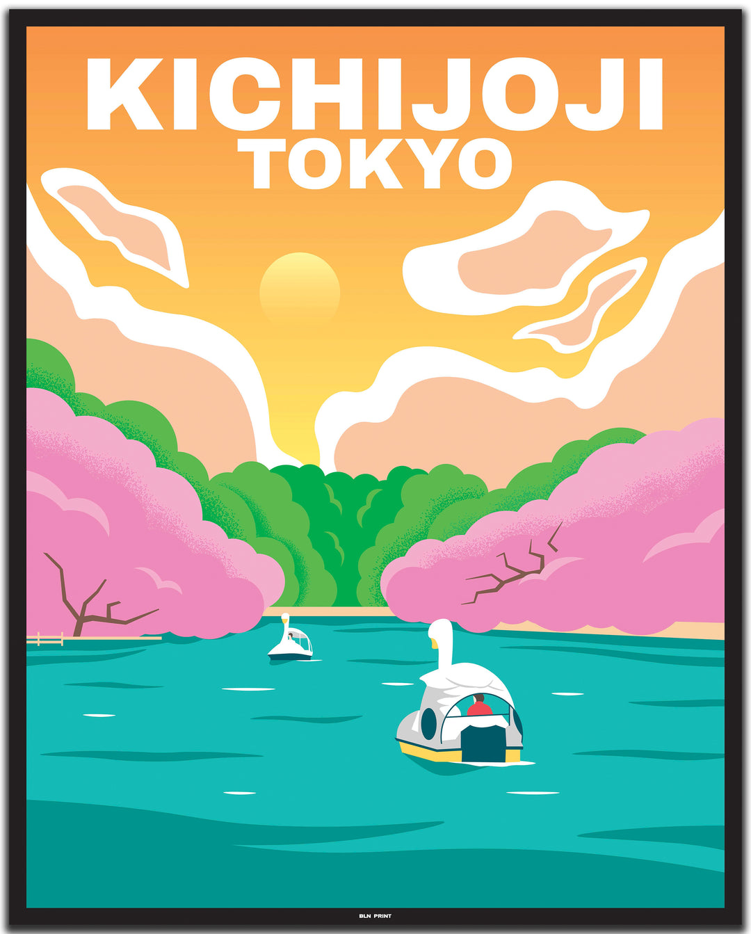 Tokio Kichijoji (1) - Vintage Travel Poster