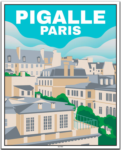 Paris Pigalle (1) - Vintage Travel Poster