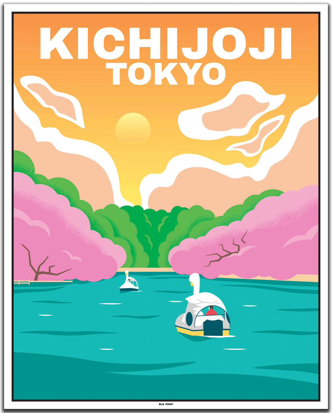 Tokio Kichijoji (1) - Vintage Travel Poster