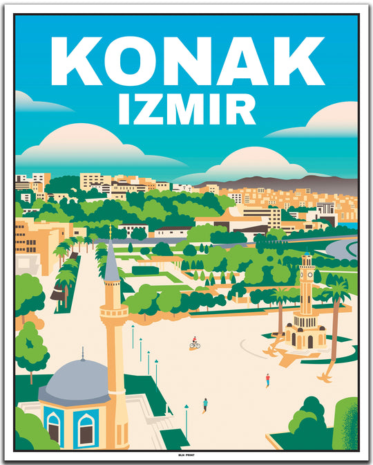 vintage travel poster izmir #40x50cm-weier-farbrand