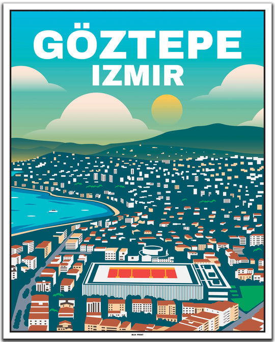 vintage travel poster izmir #40x50cm-weier-farbrand