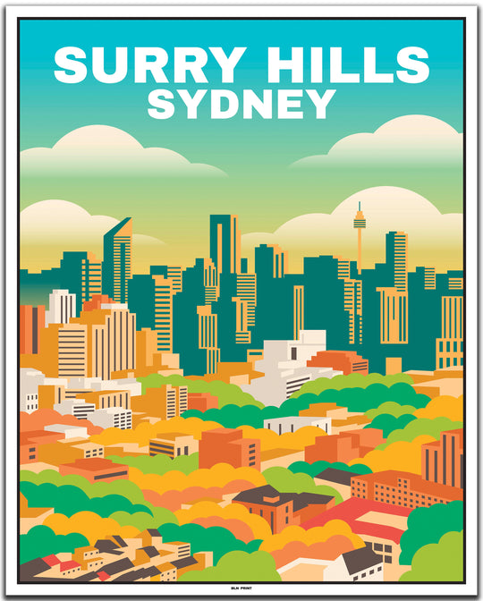 vintage travel poster sydney #40x50cm-weier-farbrand