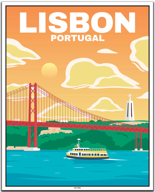 vintage Lissabon poster shop #40x50cm-weier-farbrand