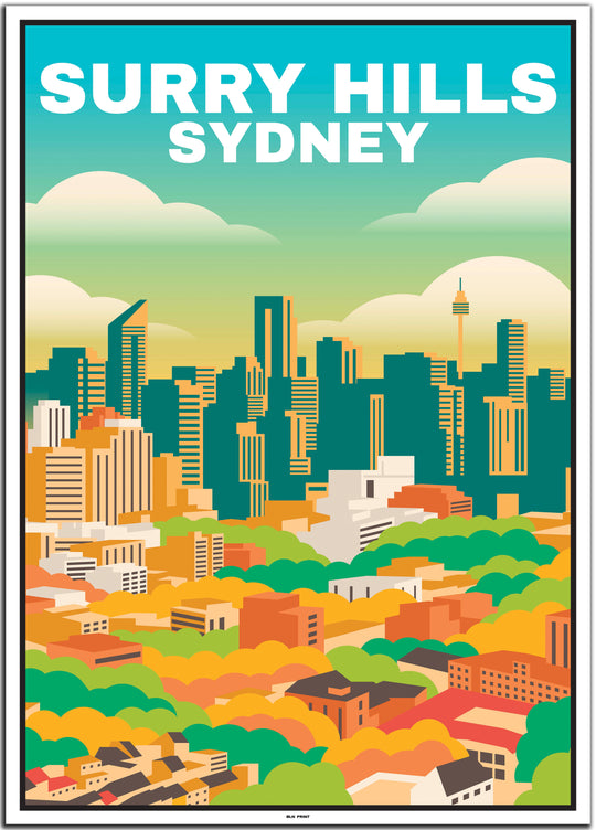 vintage travel poster sydney #50x70cm-weier-farbrand