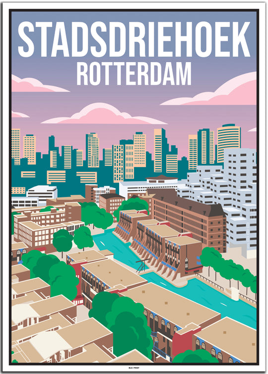 vintage travel poster rotterdam #50x70cm-weier-farbrand