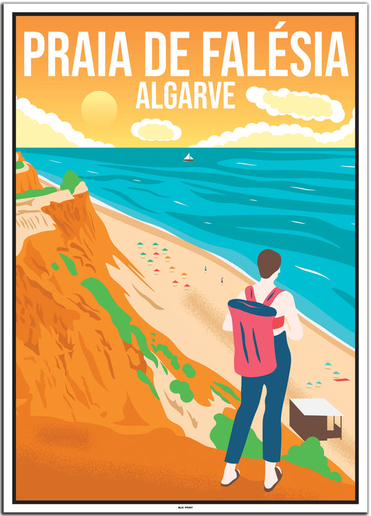 vintage travel poster algarve #50x70cm-weier-farbrand