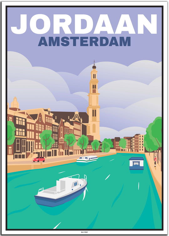 vintage travel poster amsterdam #50x70cm-weier-farbrand