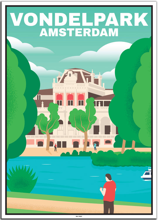 Netherlands 5er Poster-Set (Amsterdam, Houten, Rotterdam, Utrecht) - 50x70cm