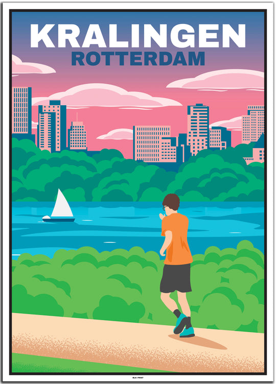 vintage travel poster rotterdam #50x70cm-weier-farbrand