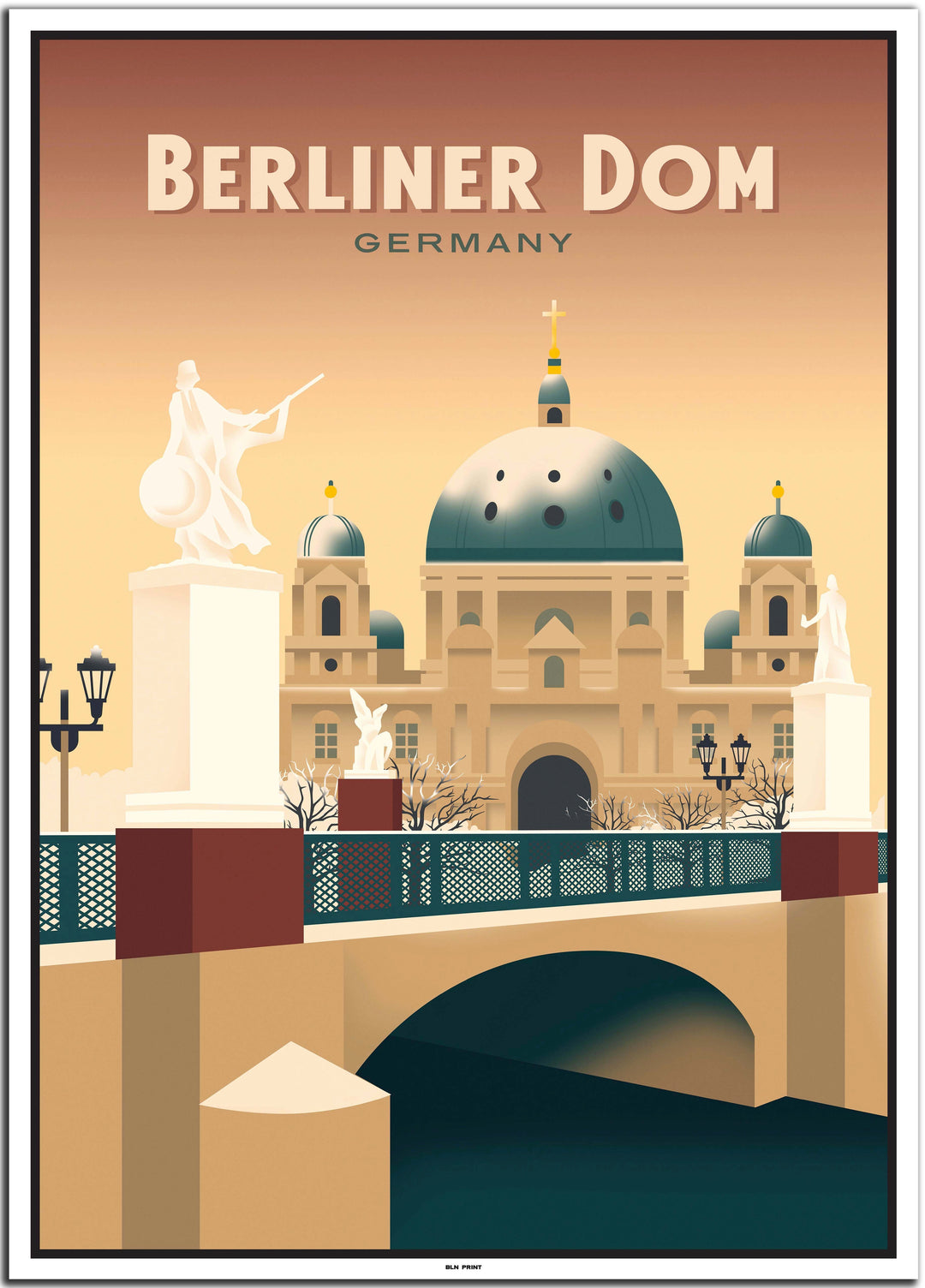 vintage berlin poster shop #50x70cm-weier-farbrand