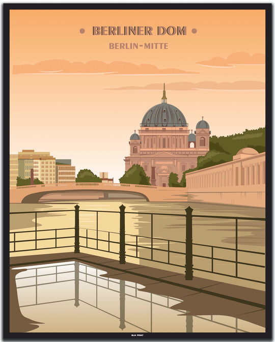 vintage berlin poster shop #40x50cm-schwarzer-farbrand