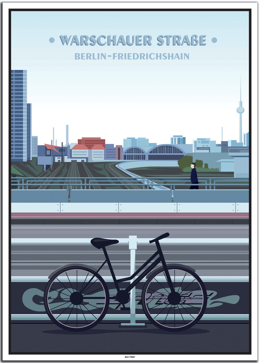 vintage berlin poster shop #50x70cm-weier-farbrand