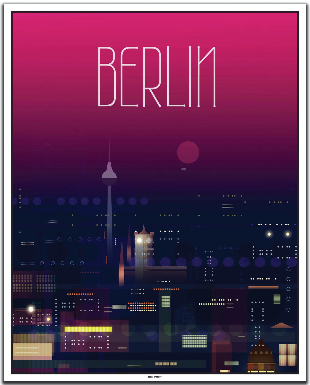 vintage berlin poster shop #40x50cm-weier-farbrand