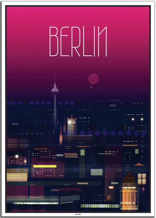 vintage berlin poster shop #50x70cm-weier-farbrand