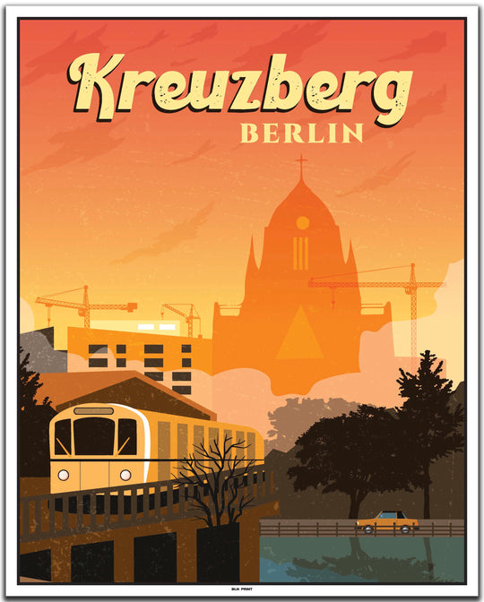 vintage berlin poster shop #40x50cm-weier-farbrand