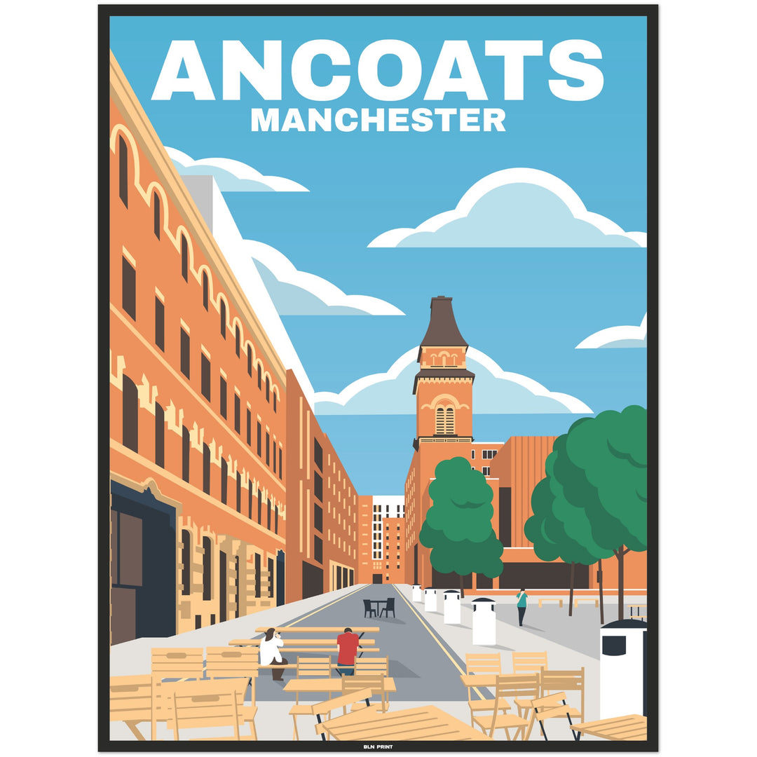 Manchester Ancoats (1) - Vintage Travel Poster