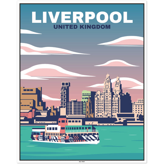 Hafen Liverpool (1) - Vintage Travel Poster