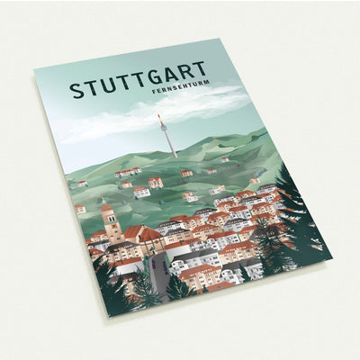 Stuttgart Travel Postkarten 10er Pack online bestellen 