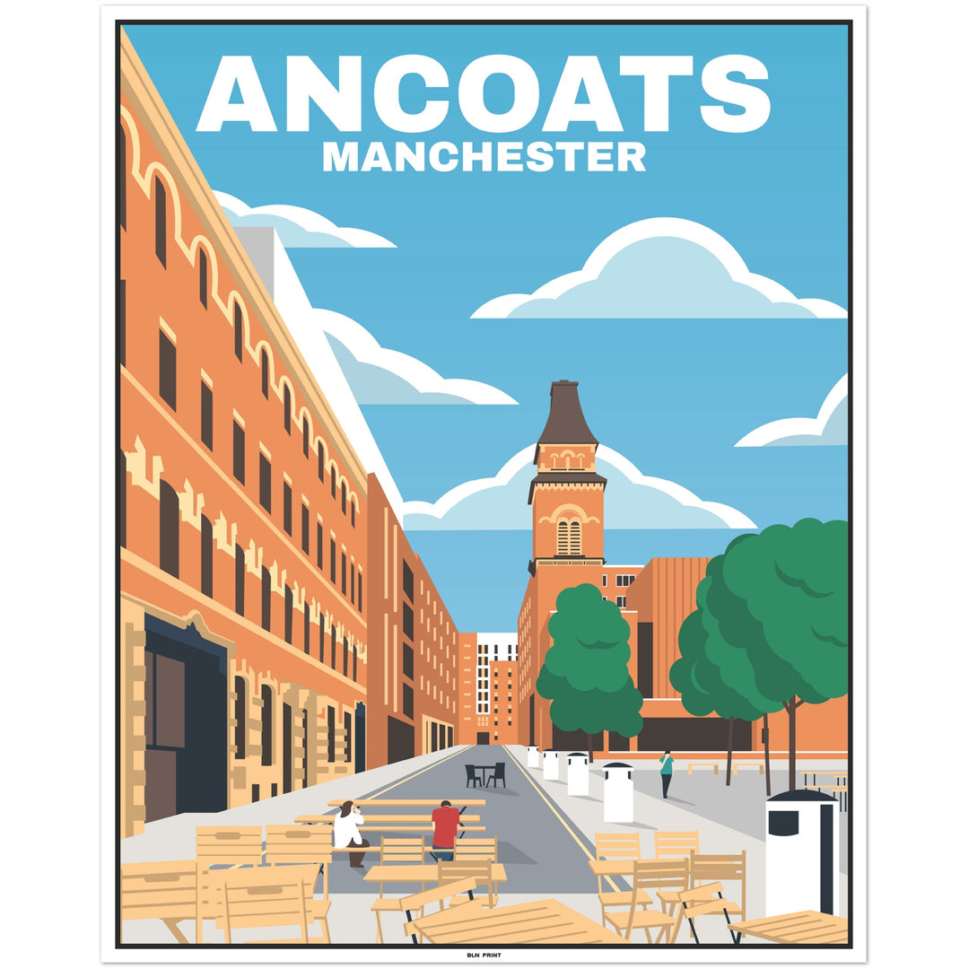 Manchester Ancoats (1) - Vintage Travel Poster