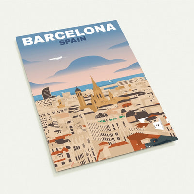 Barcelona Travel Postkarten 10er Pack online bestellen