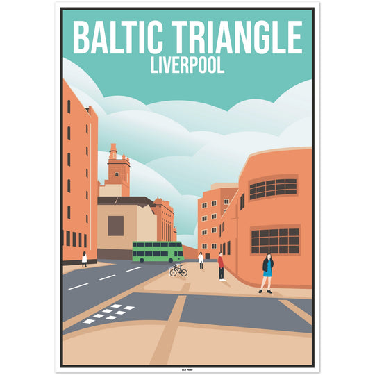 Liverpool Baltic Triangle (1) - Vintage Travel Poster