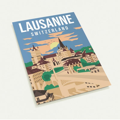 Lausanne Travel Postkarten 10er Pack online bestellen