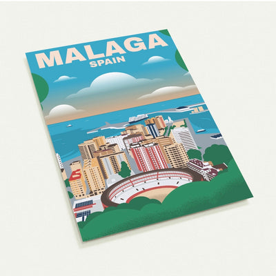 Malaga Travel Postkarten 10er Pack online bestellen