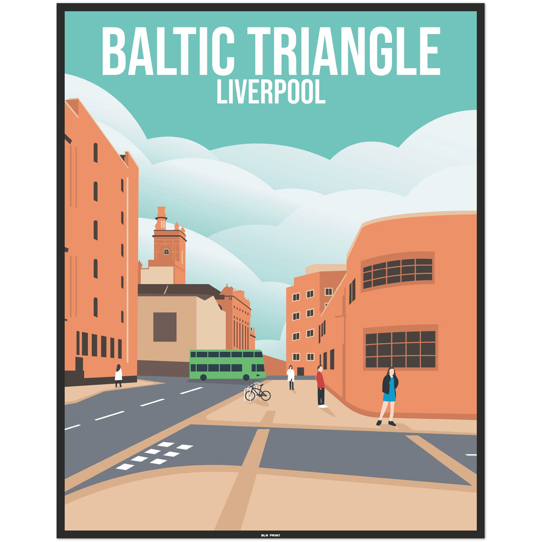 Liverpool Baltic Triangle (1) - Vintage Travel Poster