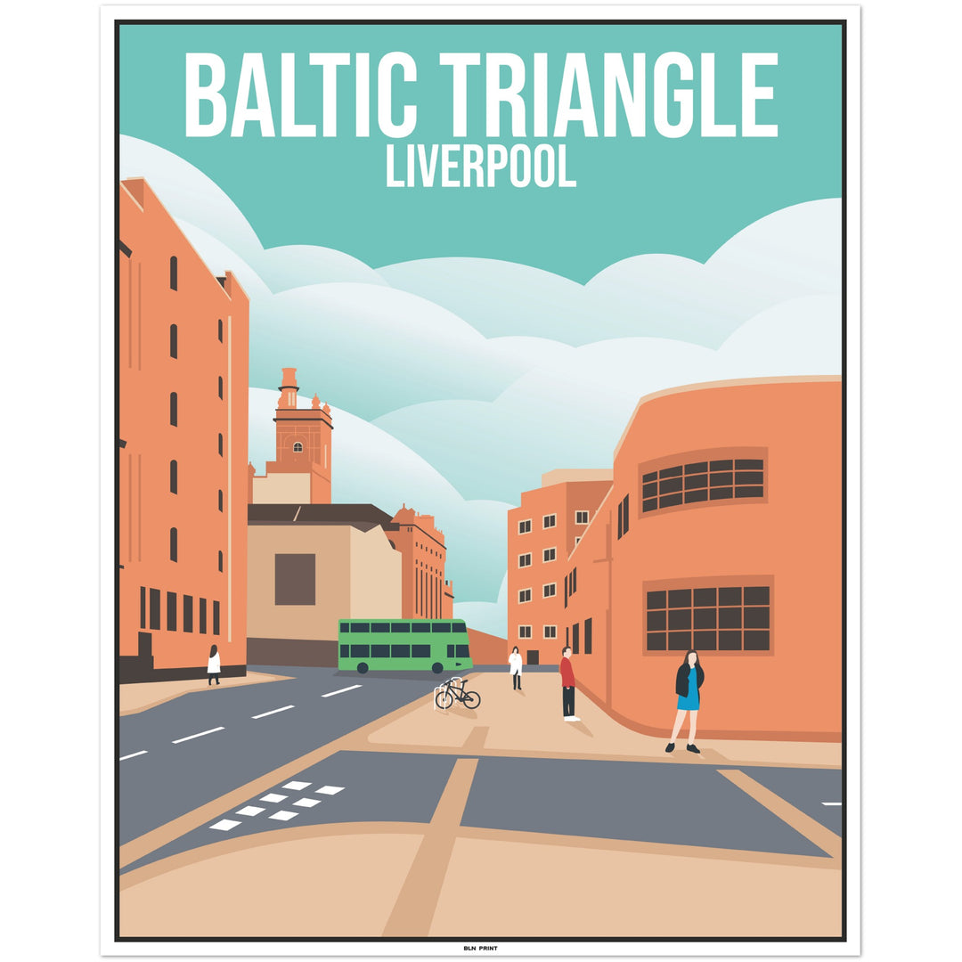 Liverpool Baltic Triangle (1) - Vintage Travel Poster