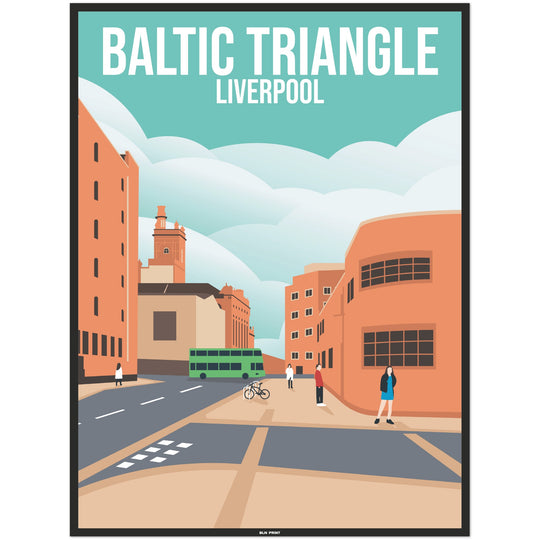 Liverpool Baltic Triangle (1) - Vintage Travel Poster