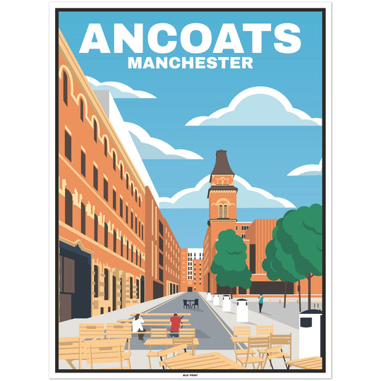 Manchester Ancoats (1) - Vintage Travel Poster