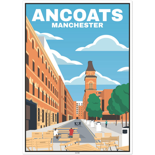 Manchester Ancoats (1) - Vintage Travel Poster