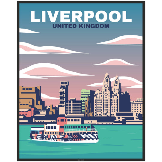 Hafen Liverpool (1) - Vintage Travel Poster